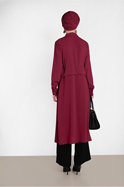 Alvina Elastic Lace-Up Tunic with Waist Strap 4424