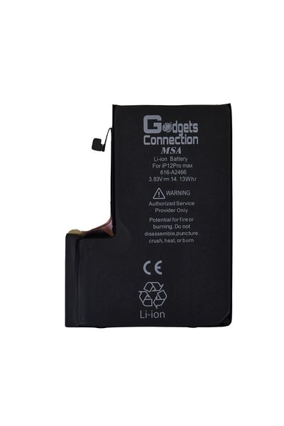 Gadgets Connection Replacement Battery for Apple iPhone 12 Pro Max in Black