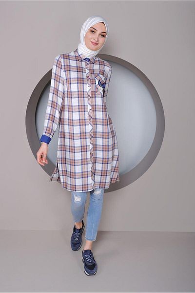 Alvina Pocket Embroidered Embroidered Tunic 41390