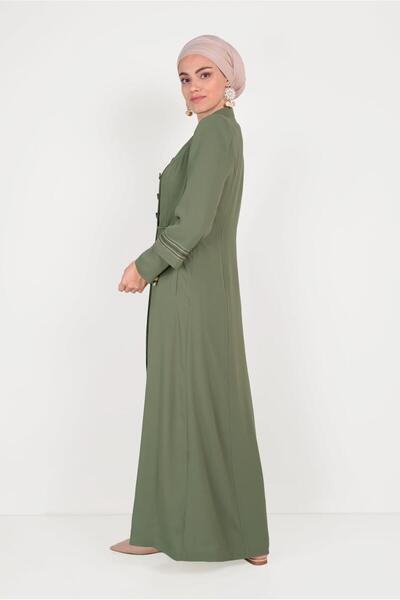 Alvina Dominant Collar Embroidered Coat 10196