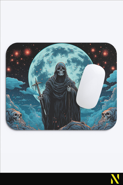 nilizma Mousepad ergonomic cu tematică de Halloween, cu bază anti-alunecare, pentru uz casnic și la birou.