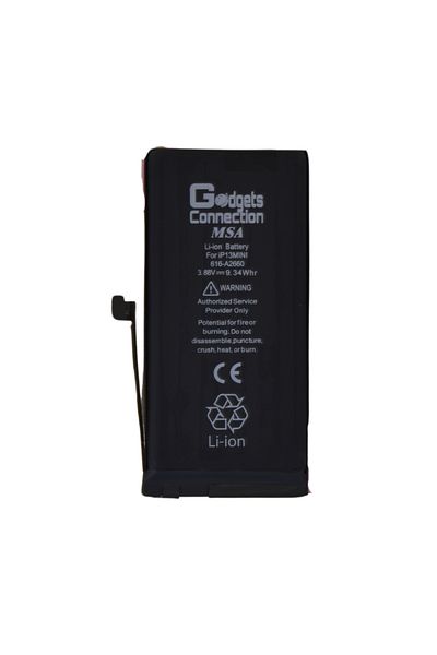 Gadgets Connection Replacement Battery for Apple iPhone 13 Mini in Black