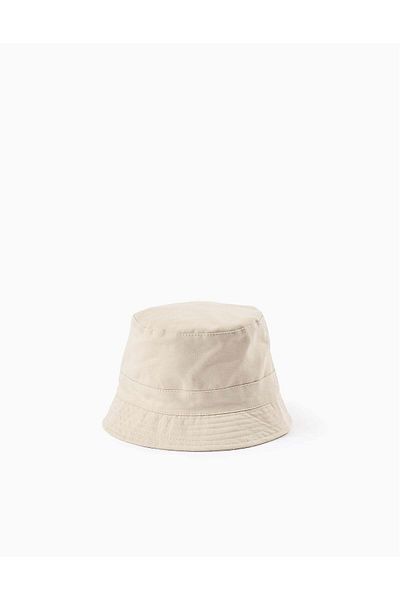 Ziddy Twill Beanie Hat for Babies and Child, Beige