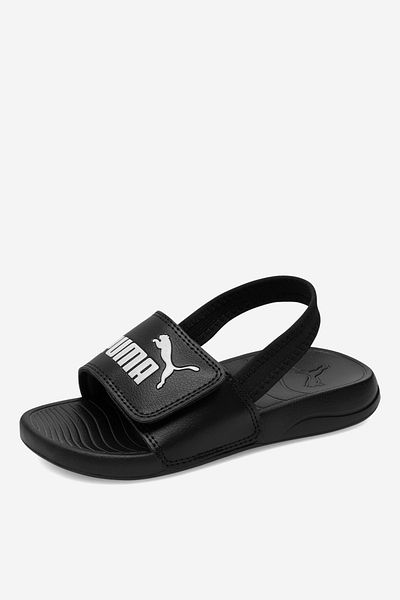 Puma Șlapi de piscină pentru băieți 5905588269526 Negri