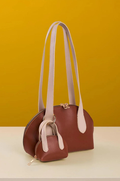 themoiss حقيبة يد نسائية صغيرة بمقبض طويل ومفصلة