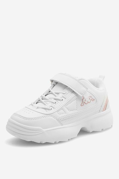 Kappa pantofi sport pentru fete 5905588509394 Alb