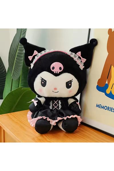 ABYZ Kuromi Doll From The Hello Kitty Sanrio Series, Plush With Dress, 45cm