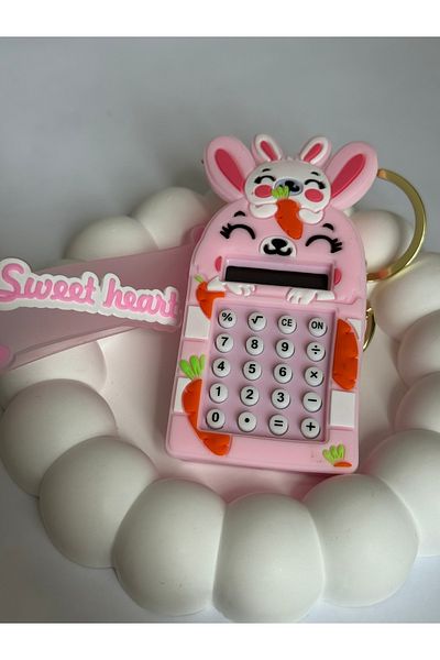 PileaD Calculator, Purse Ornament, Cute Character Keyring with Game