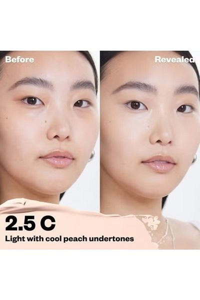 KOSAS Revealer Super Creamy & Brightening Concealer with Caffeine & Hyaluronic Acid, Tone 2.5 C - Li