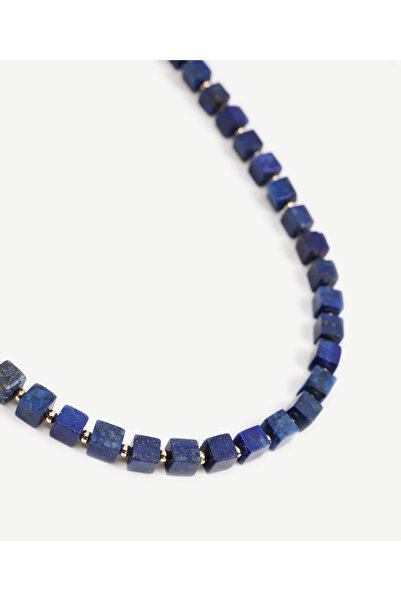 Yargıcı Kare Formlu Lapis Kolye