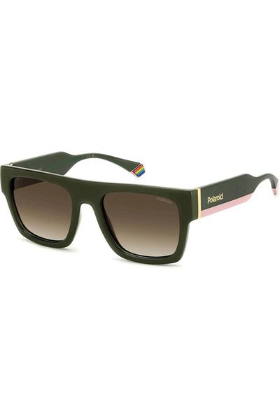 Polaroid Polarized Sunglasses Women Polaroid PLD 6224/S/X 1ED/LA, Plastic, Green, 54 mm