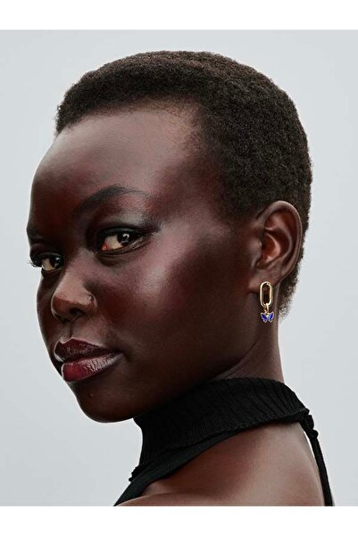 Pandora Mavi Kelebek Mini Sallantılı Charm