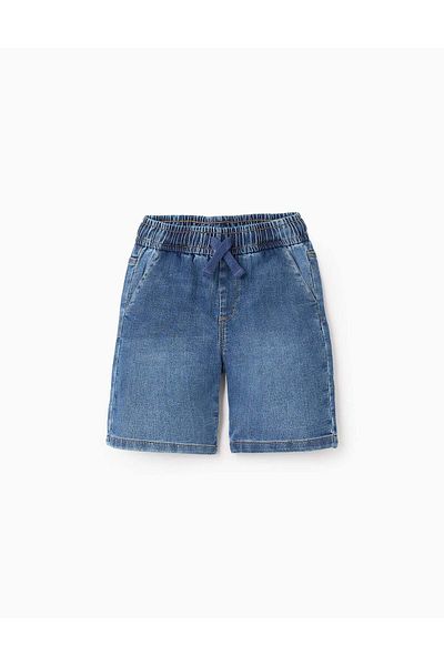 Ziddy Denim Shorts with Drawstring for Boys 'Midi', Blue