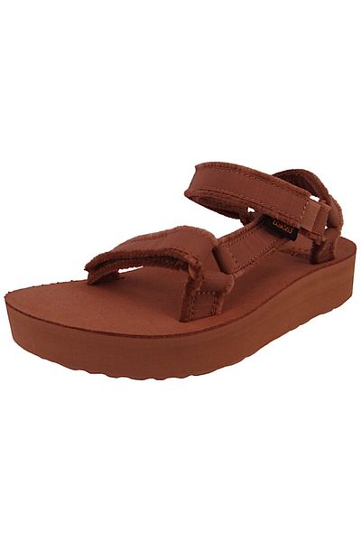 TEVA Damen Trekking Sandalen Sandalen Midform Universal Canvas 1127570 Braun Tey Tigers Eye Leinen Mit Ev