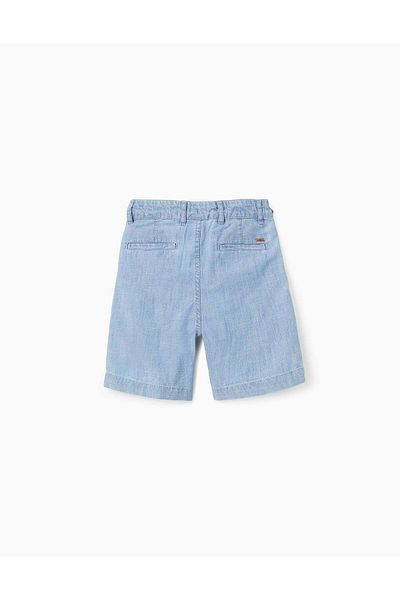 Ziddy Denim Twill Shorts for Boys 'Midi', Blue