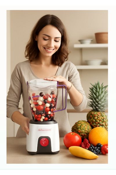Moulinex Blender Genuine 1.75 L Blender Smoothie Maker, 500w, White - Lm242b28