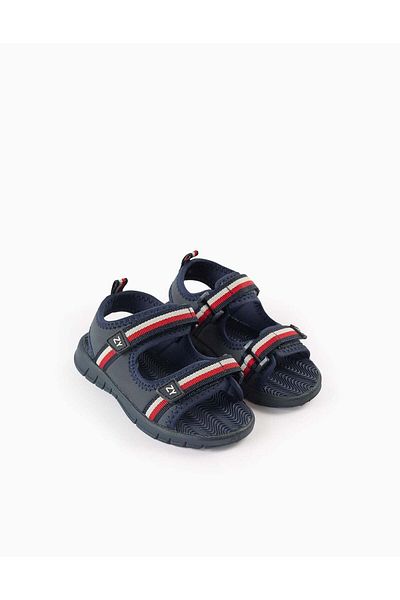 Ziddy Light Neoprene Sandals with Straps for Baby Boys, Dark Blue