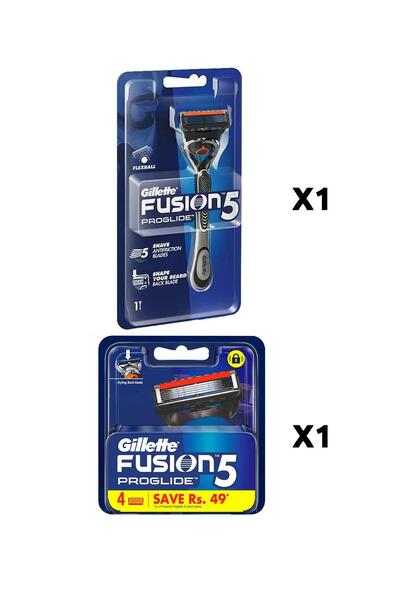 Gillette Fusion5 Proglide Yedek 4'lü Bıcak Fusion5 Proglide Flexball 1up Maki...