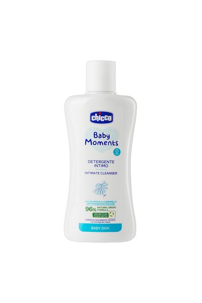 Chicco Baby Moments Intimate Cleanser for Baby Skin 0m+ 200ml