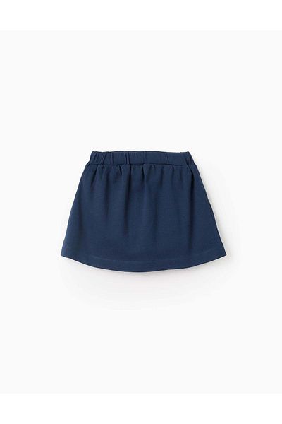 Ziddy Cotton Skort for Girls 'Minnie', Dark Blue