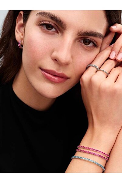 Pandora Işıltılı Pembe Tenis Bilekliği