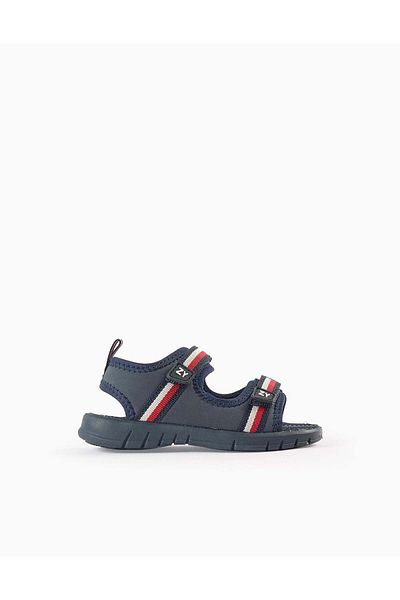 Ziddy Light Neoprene Sandals with Straps for Baby Boys, Dark Blue