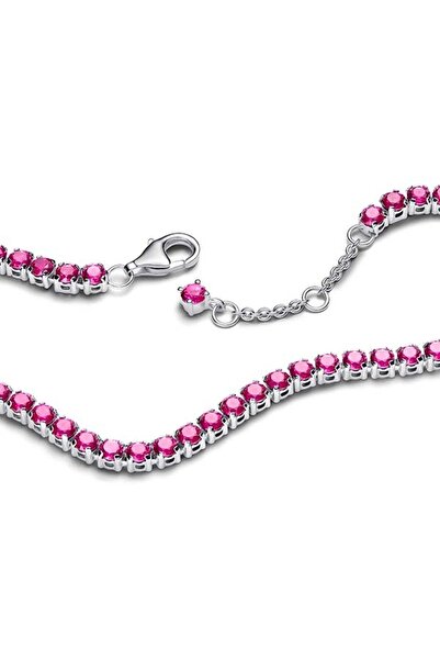 Pandora Işıltılı Pembe Tenis Bilekliği