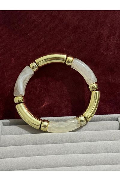 MODA Model Bone Colorless Elastic Bracelet