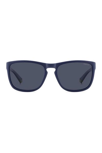 Polaroid Unisex Pld 2161/s Rct Polarized Sunglasses, Plastic, Blue, 57 Mm