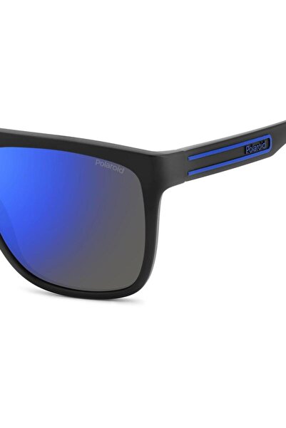 Polaroid Polarized Sunglasses Men Pld 2162/s 0vk/5x, Plastic, Black, 58 Mm