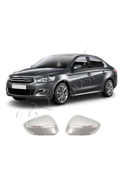 Genel Markalar Citroen C-elysee Uyumlu 2012 Ve Üzeri Ayna Kapağı 2 Parça Pasl...