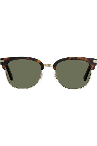 Polaroid Polarized Sunglasses Men Pld 2076/s 086/uc, Metal, Havana, 53 Mm