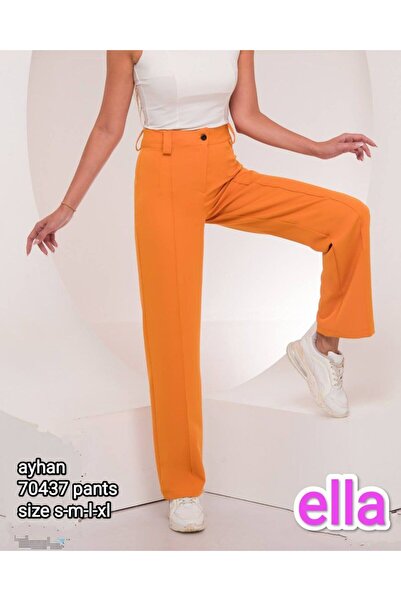 LACARINO Штани з високою талією з детальним зшиванням