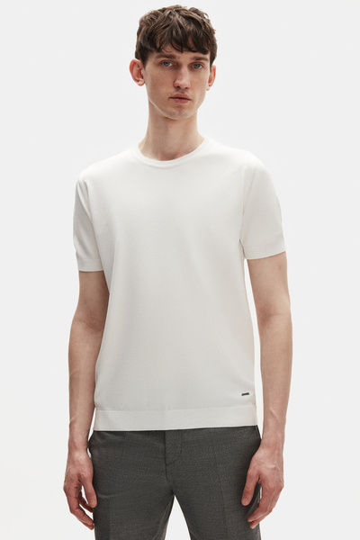 Tween Ekru Yazlık Rayon Triko Kazak