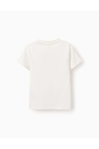 Ziddy T-shirt for Boys 'Blue', White