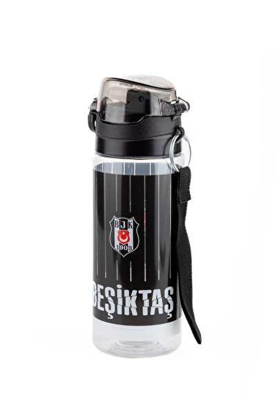 Beşiktaş Beşiktaş BJK Lisanslı Pipetli Matara 500 ml – Siyah Beyaz Aşk Her Yu...