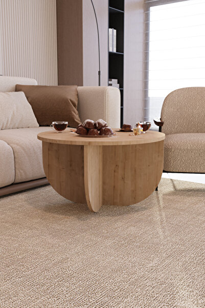 POFİTTO Velora Orta Sehpa Safir Meşe Desenli