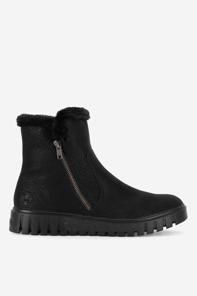 Rieker cizmă de damă 2230068901881 Negru