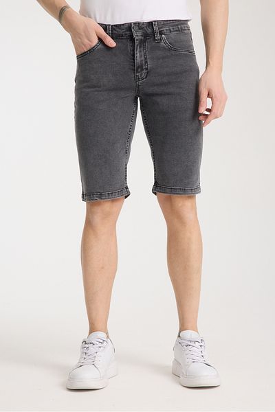 muzzo jeans Men's Light Gray Denim Shorts