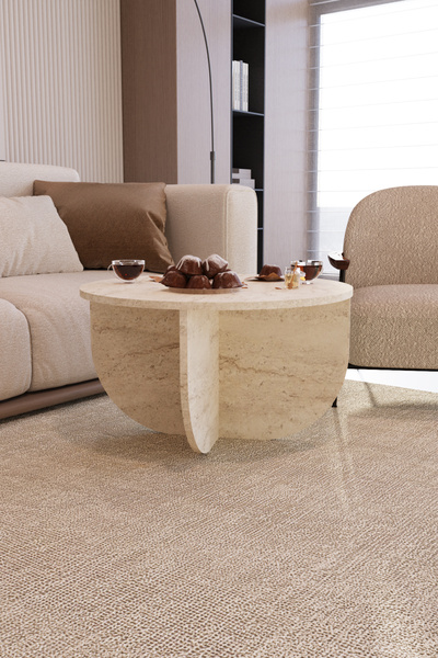 POFİTTO VELORA ORTA SEHPA TRAVARTEN DESENLİ