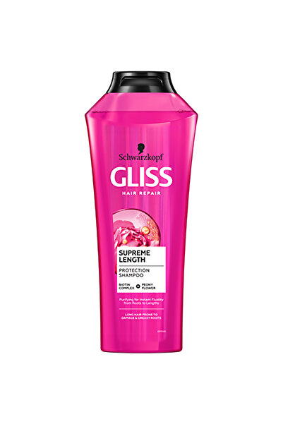 Gliss Șampon Supreme Length pentru păr lung predispus la deteriorare, 400 ml