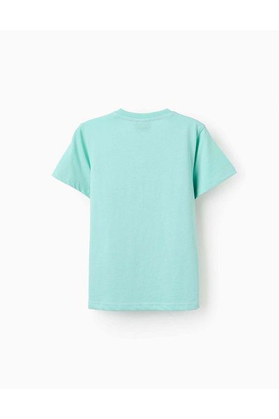 Ziddy Cotton T-shirt for Boys 'Minecraft', Green