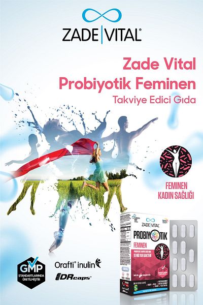 Zade Vital Probiotic Feminen 30 Hard Capsule