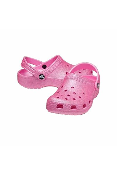 Crocs Classic Glitter Clog K Çocuk Pembe Terlik 206993-6xe