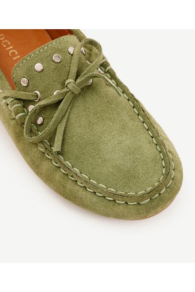Yargıcı Δερμάτινο Loafer με λεπτομέρεια Trock