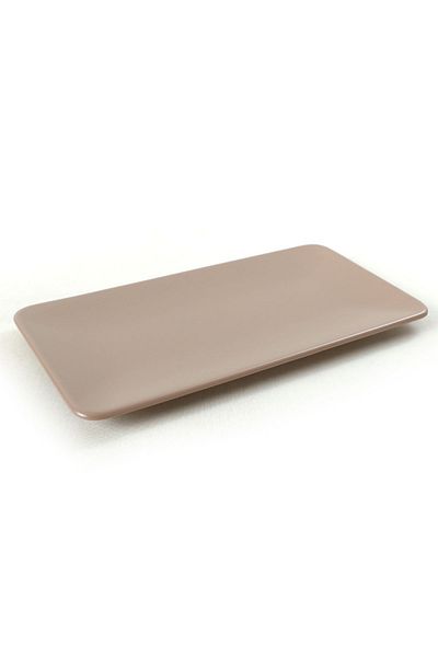 Keramika Чиния за лодка Siera Matte Earth Taupe 33 см, 2 броя