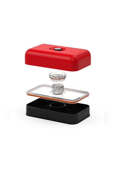 24Bottles Lunch Box - Food Container - Aston Hot Red