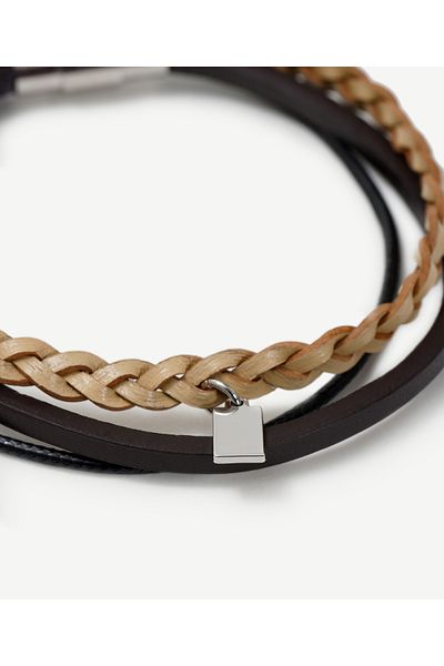 Yargıcı Leather Detailed Bracelet