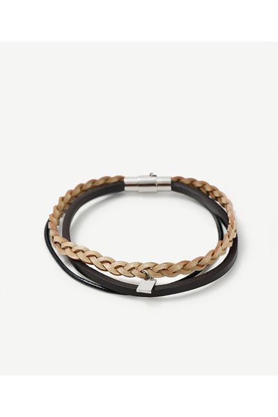 Yargıcı Leather Detailed Bracelet
