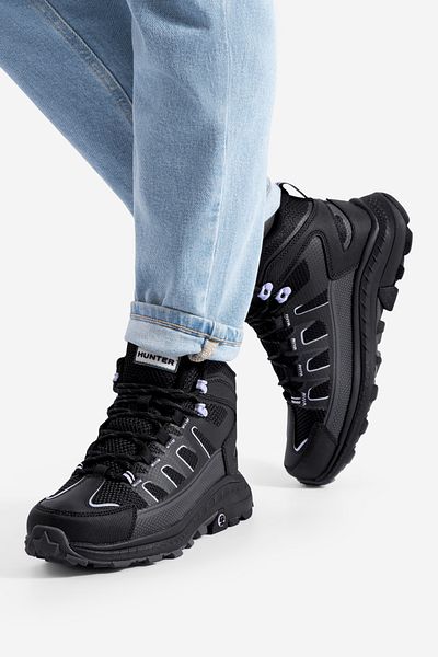 Hunter woman hiking shoes 5903419656248 Black
